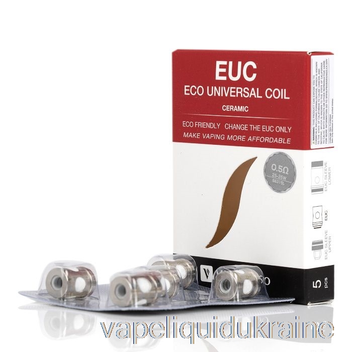 Vape Liquid Ukraine Vaporesso EUC Replacement Coils 0.5ohm Ceramic EUC SS316L